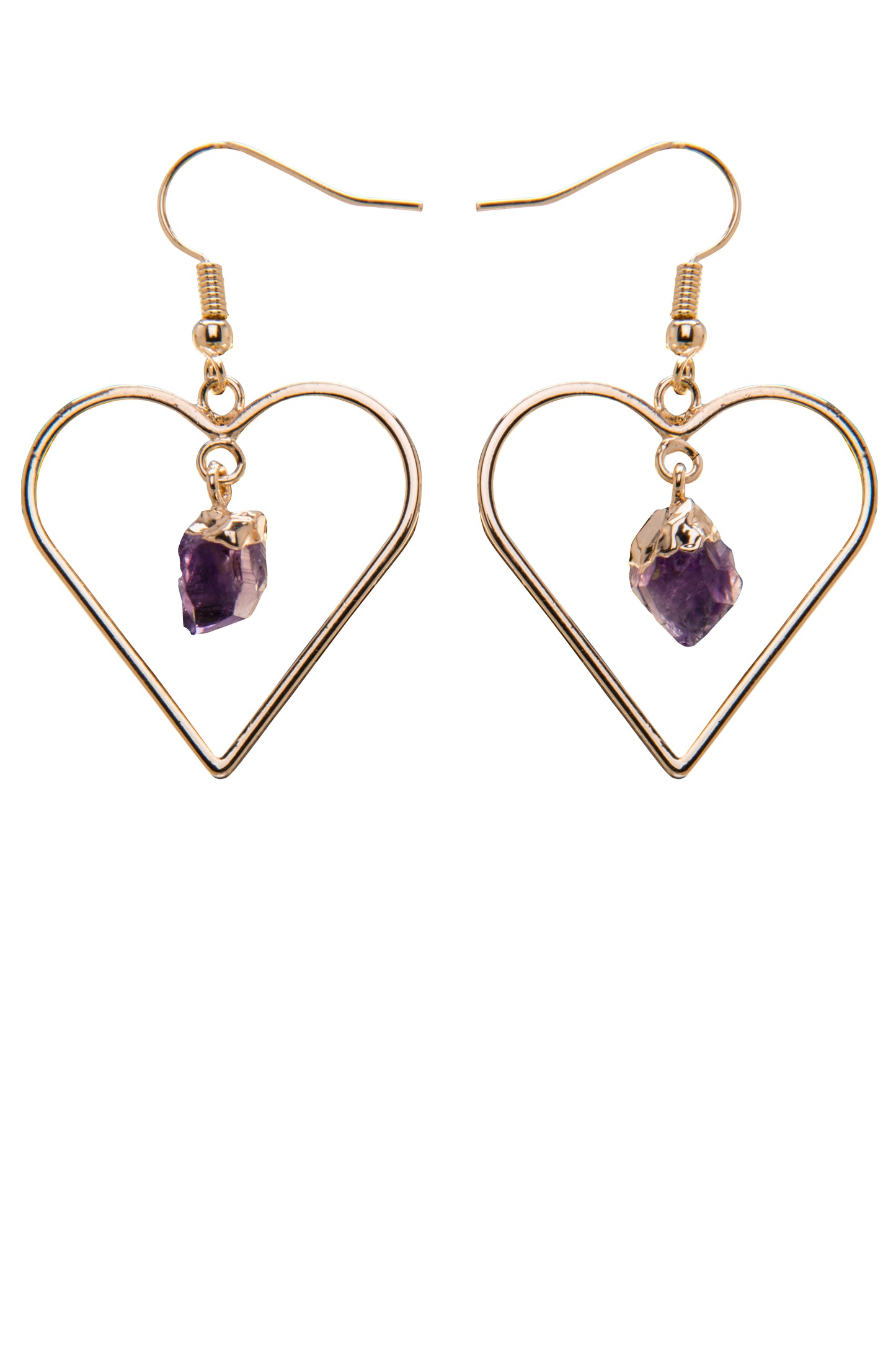 Coração com Pedras Roladas ou Pontas Diversas