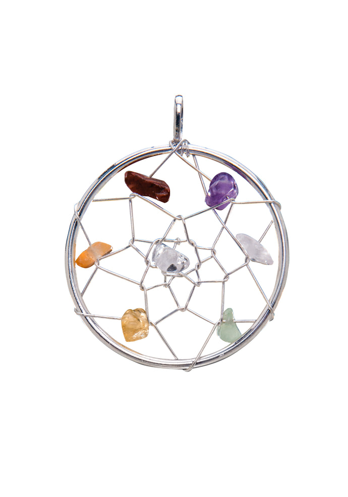 Dream Catcher com 7 Pedras Chacra