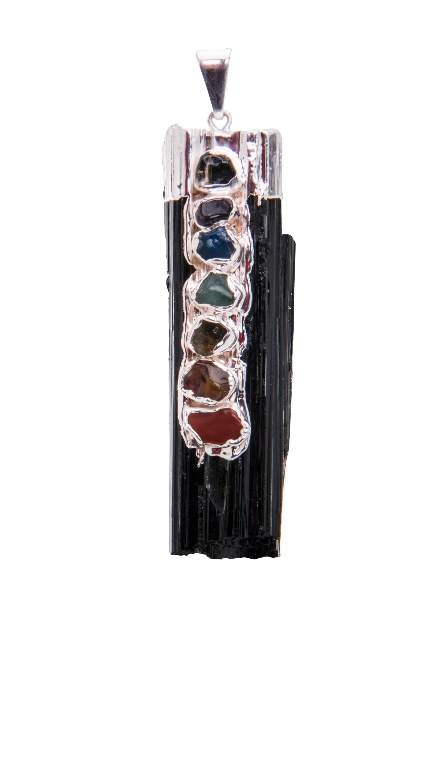 Ponta de Turmalina com 7 Pedra Roladas